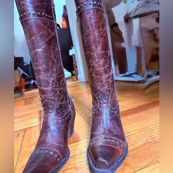 Ariat Marvel Tall Western Boots in brown